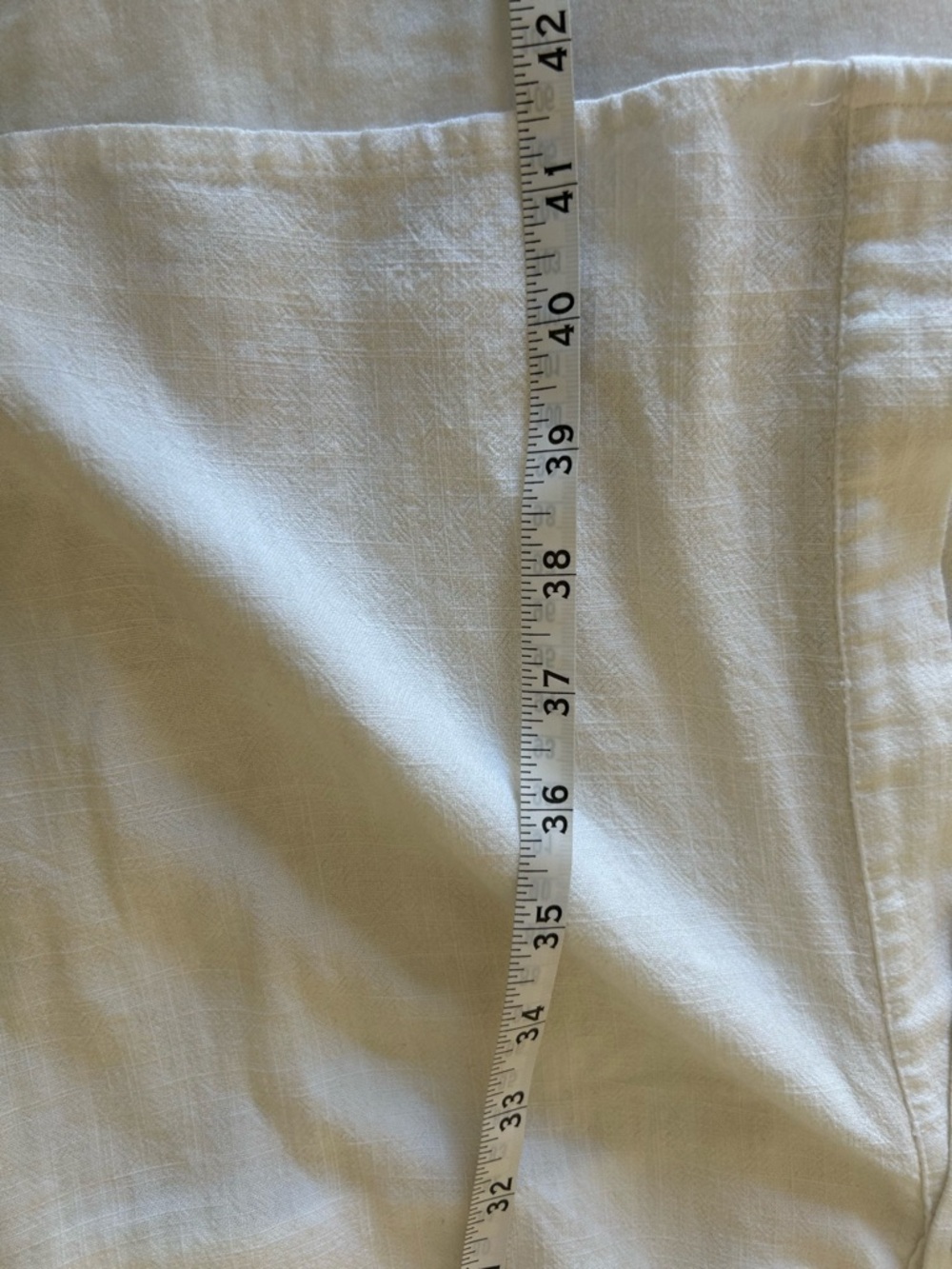 Abercrombie & Fitch Midi Dress White Sleeveless Summer Smocked Medium - Picture 8 of 8
